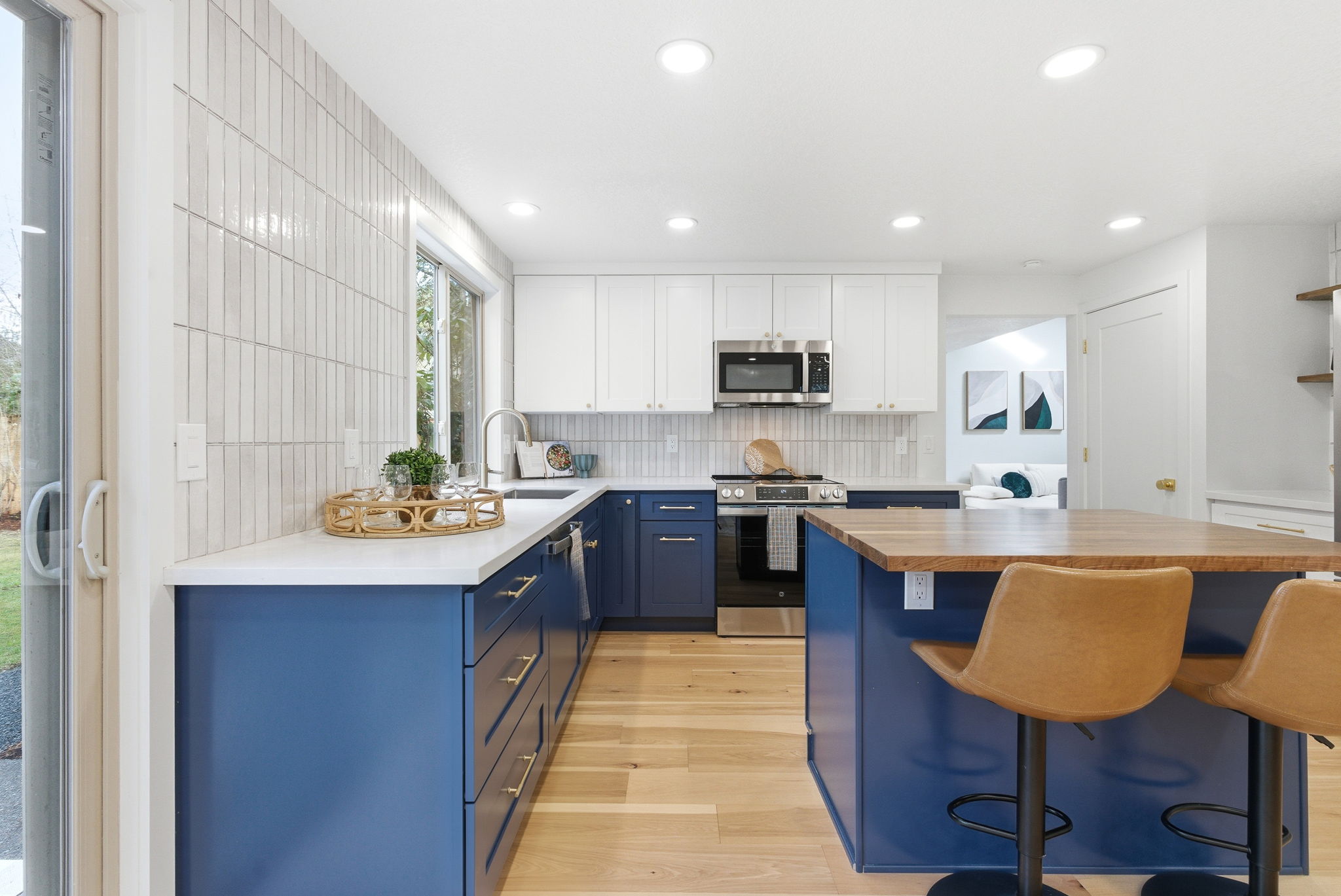 Artesian kitchen sink detail