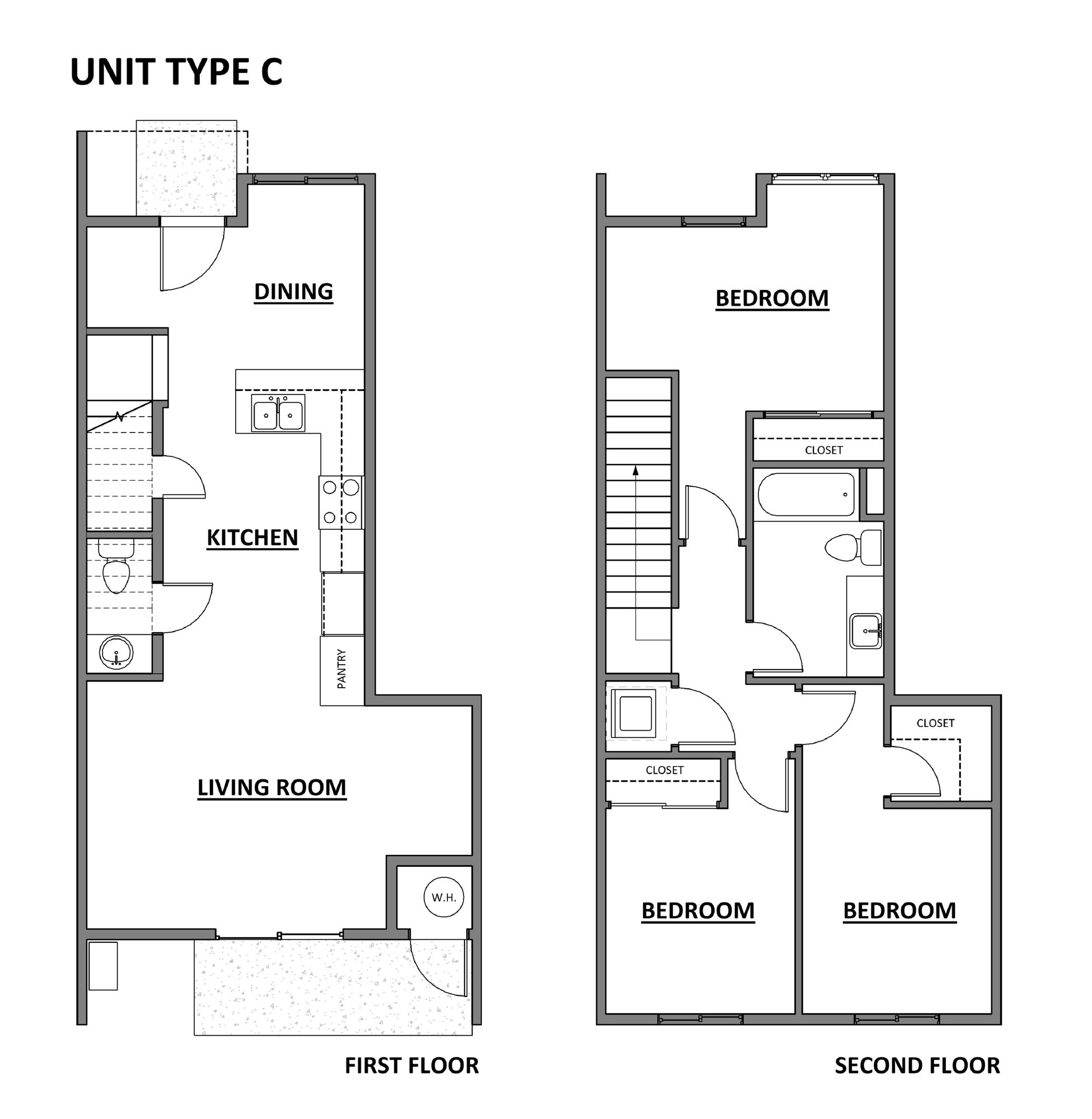 Floor plan – Unit C