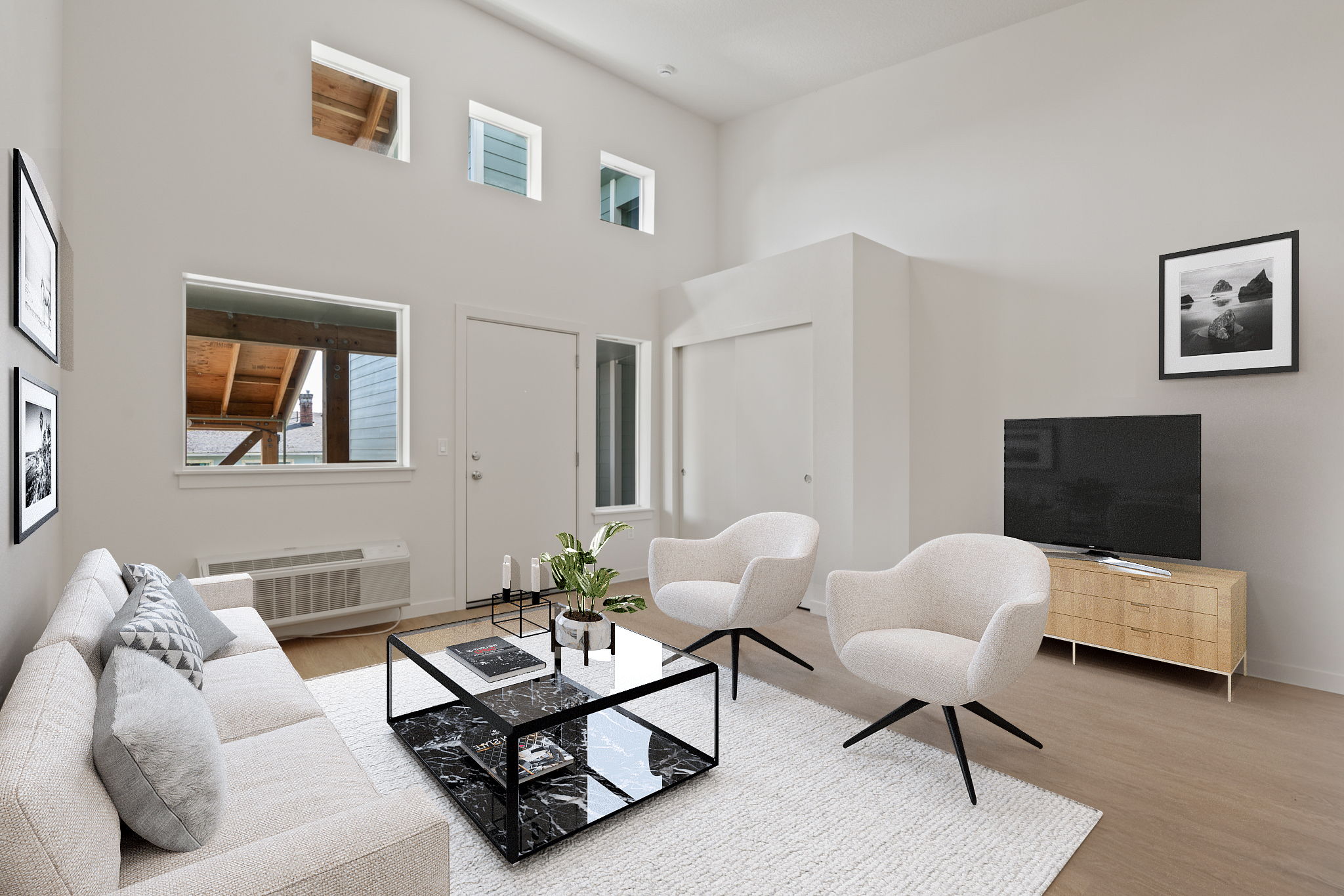 Duke Henry Flats living room