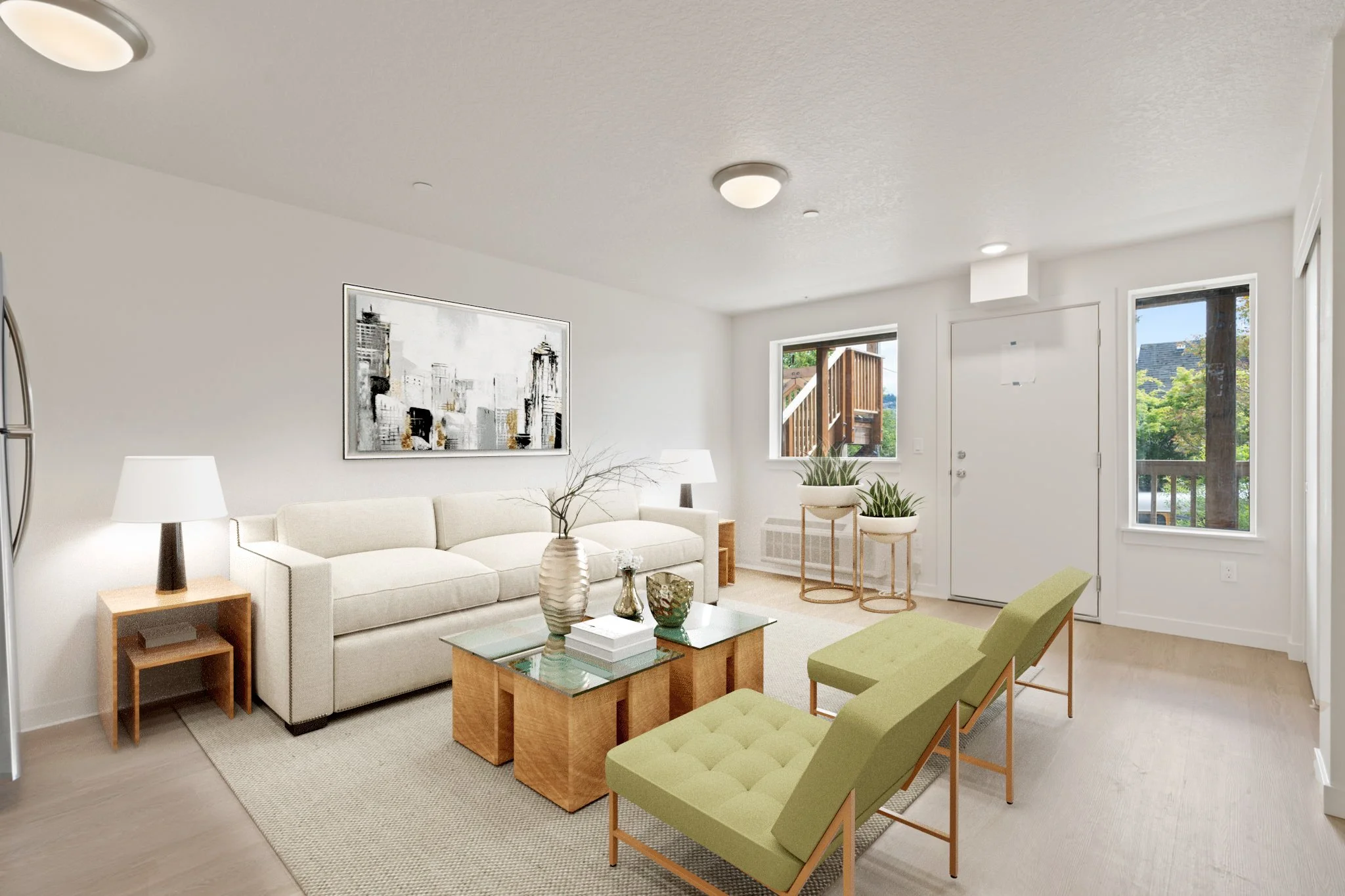 Duke Henry Flats living room