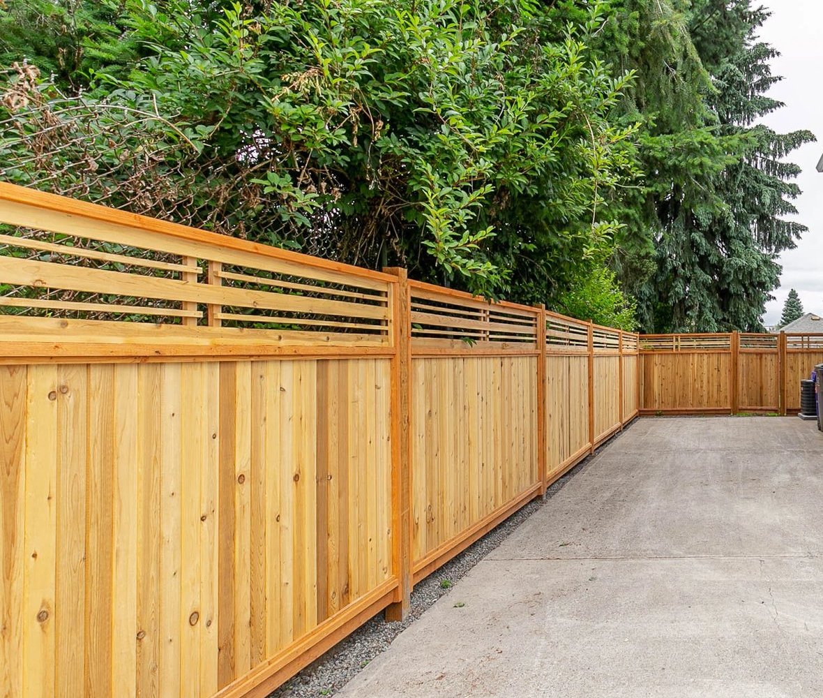 Fence and deck exterior