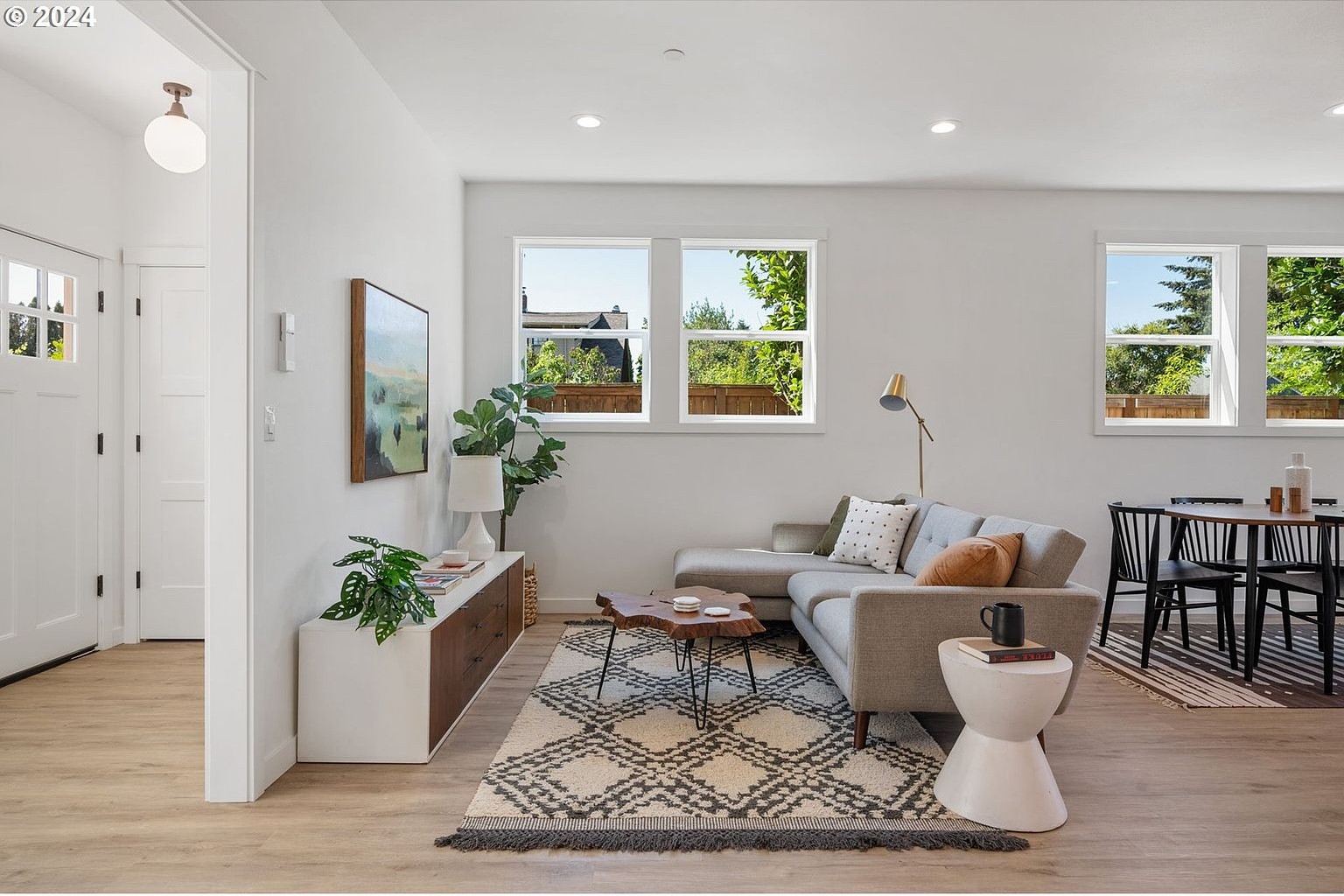 Furnished living room