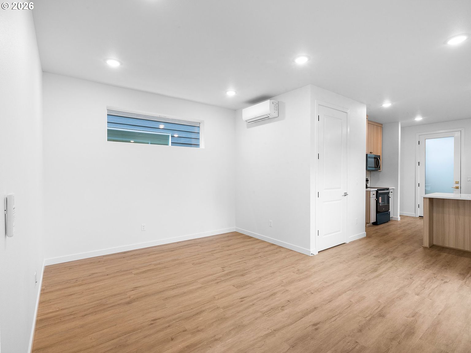 Interior room with mini-split