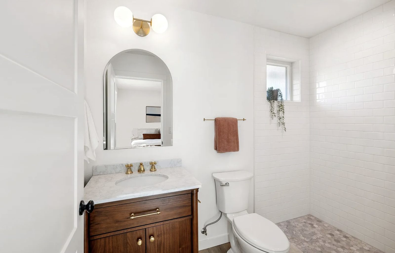 Bathroom with walk-in shower