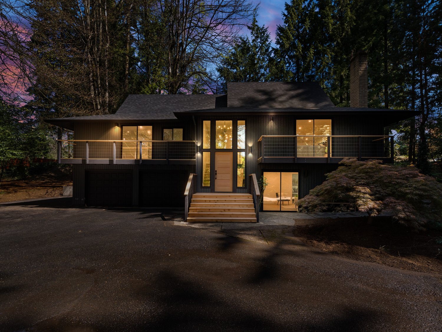 Exterior at night