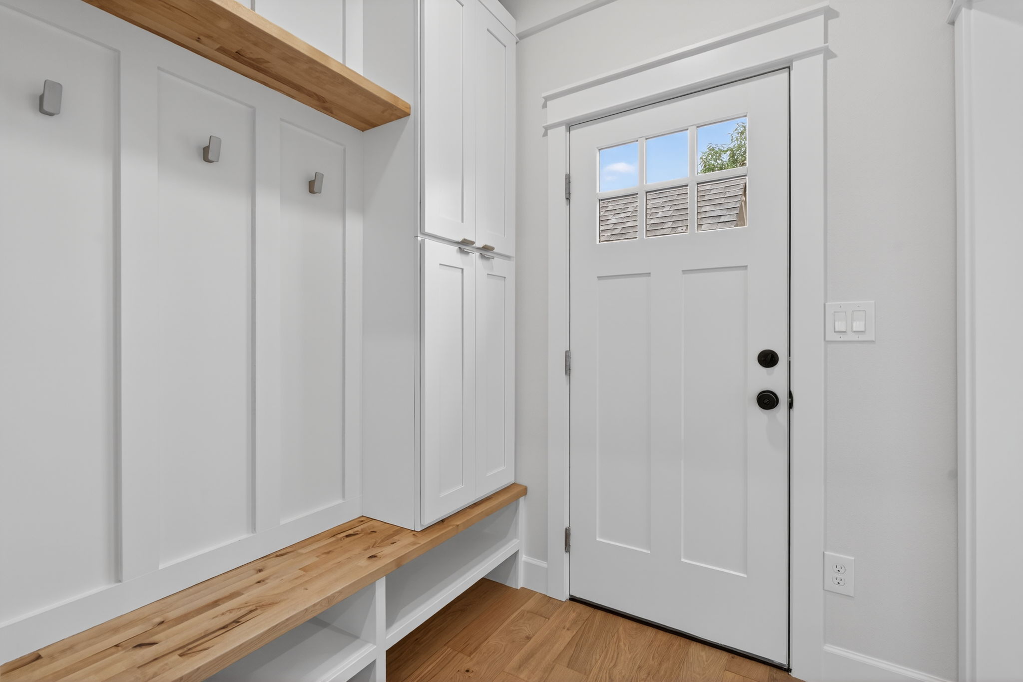 Rosa Parks mudroom entry