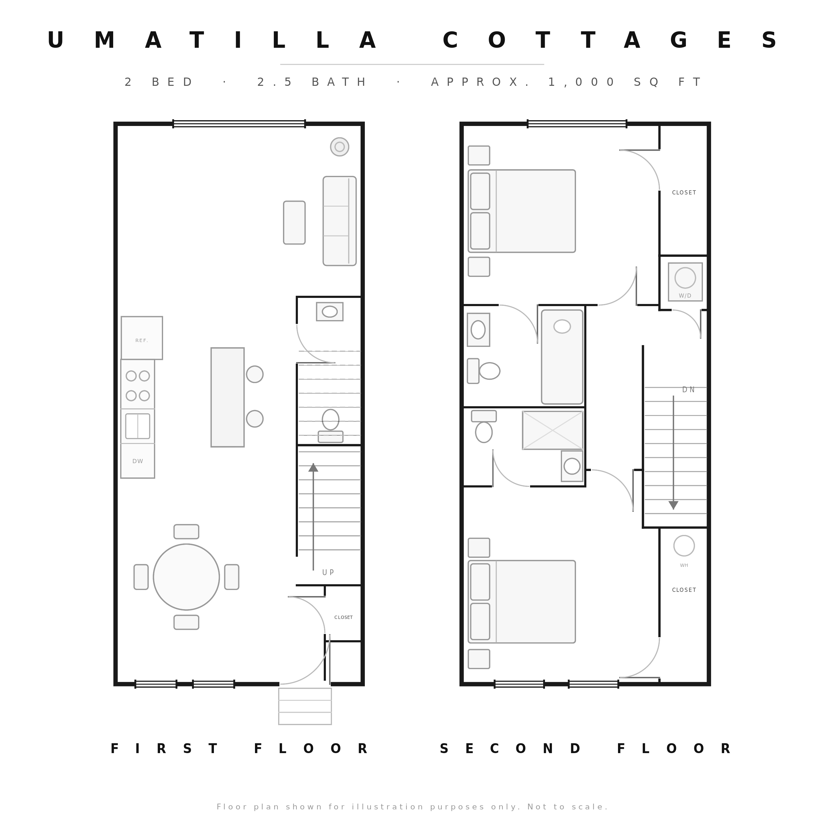 Umatilla Cottages floor plan